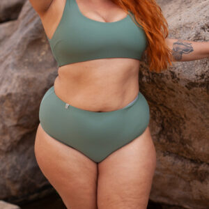 High Waist Bikini Hose PURE Khaki