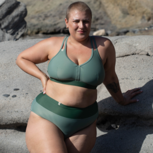 Sportbikini Oberteil WILD Khaki