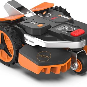WORX Landroid Vision M550 Mähroboter WR205E für Gärten bis 550m², AI Rasenmäher Roboter ohne Begrenzungskabel (WLAN & Bluetooth, aktive Hindernisvermeidung mit KI-Technologie, Igelschutz)